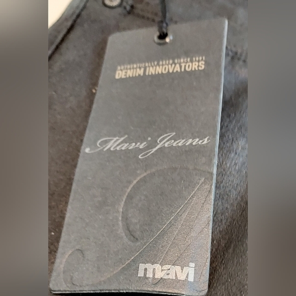 Mavi Jeans Black Coated Alexa Ankle Mid Rise Skinny Pants NWT - Picture 7 of 10